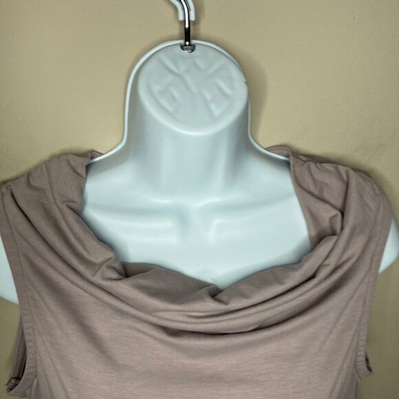 Bluffworks Threshold Cowl Neck Top Misty Mauve In Standard Fit Size S Small NWT - Picture 6 of 13